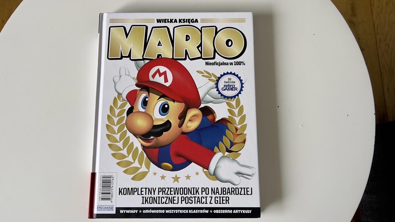 Zdjęcie okładkowe wpisu Recenzja: Wielka Księga Mario [Książka]