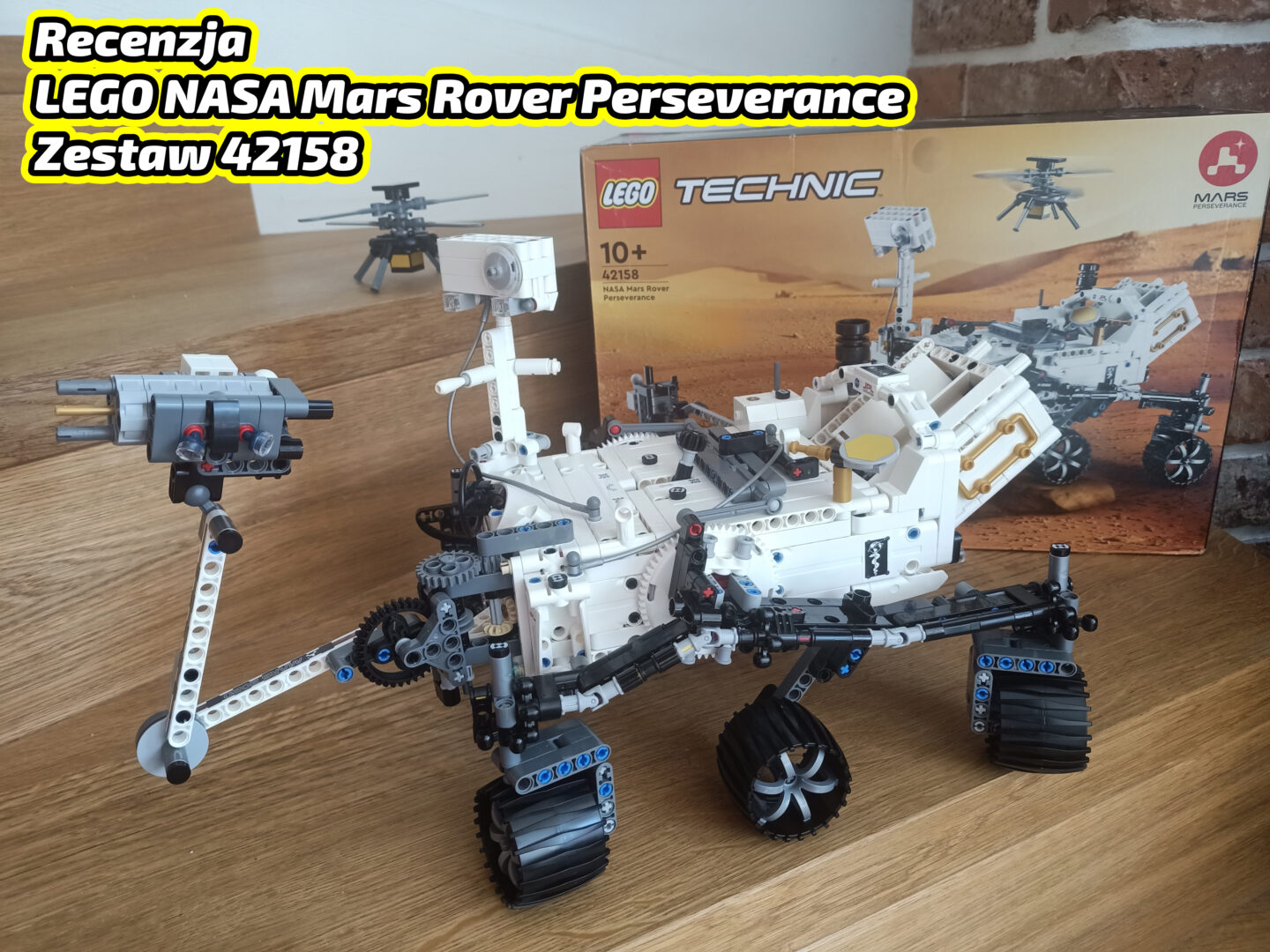 Zdjęcie okładkowe wpisu Recenzja: LEGO NASA Mars Rover Perseverance – Zestaw 42158