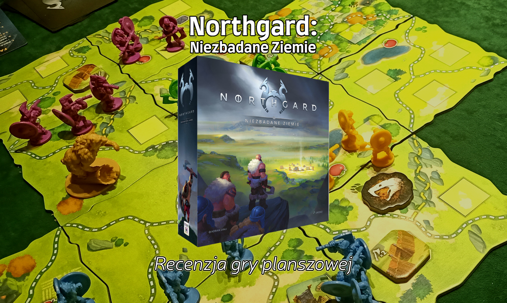 Zdjęcie okładkowe wpisu Recenzja: Northgard: Niezbadane Ziemie [Gra Planszowa]