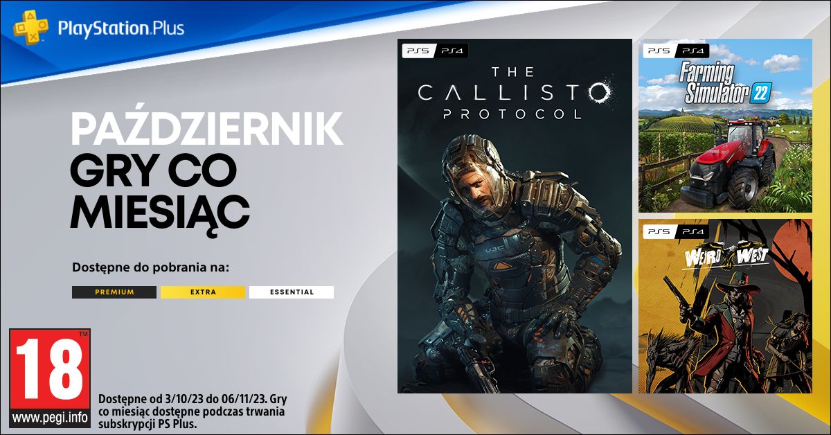 Zdjęcie okładkowe wpisu The Callisto Protocol w PlayStation Plus!