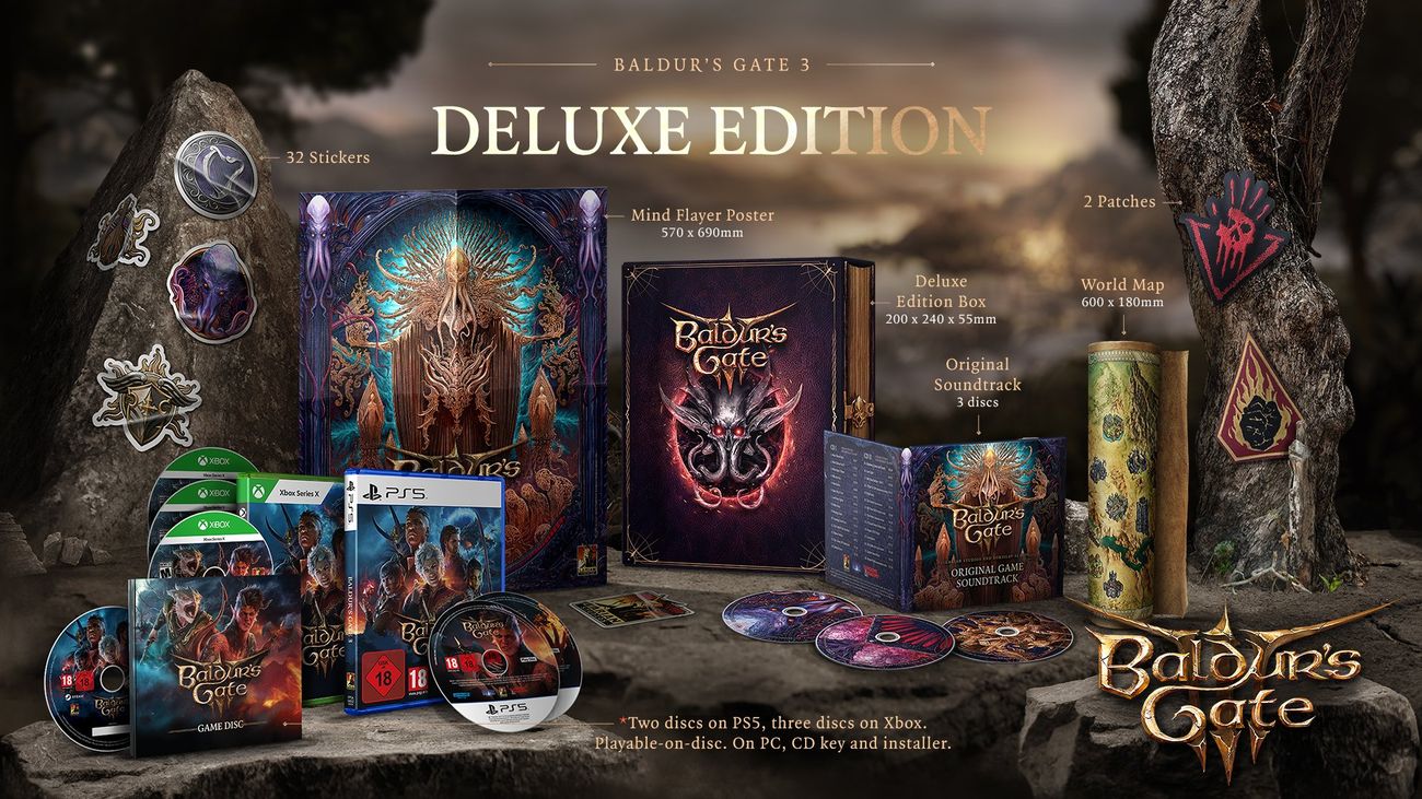 Zdjęcie okładkowe wpisu Baldur’s Gate 3 – Deluxe Edition oficjalnie w 2024 roku na PS5 i XSX