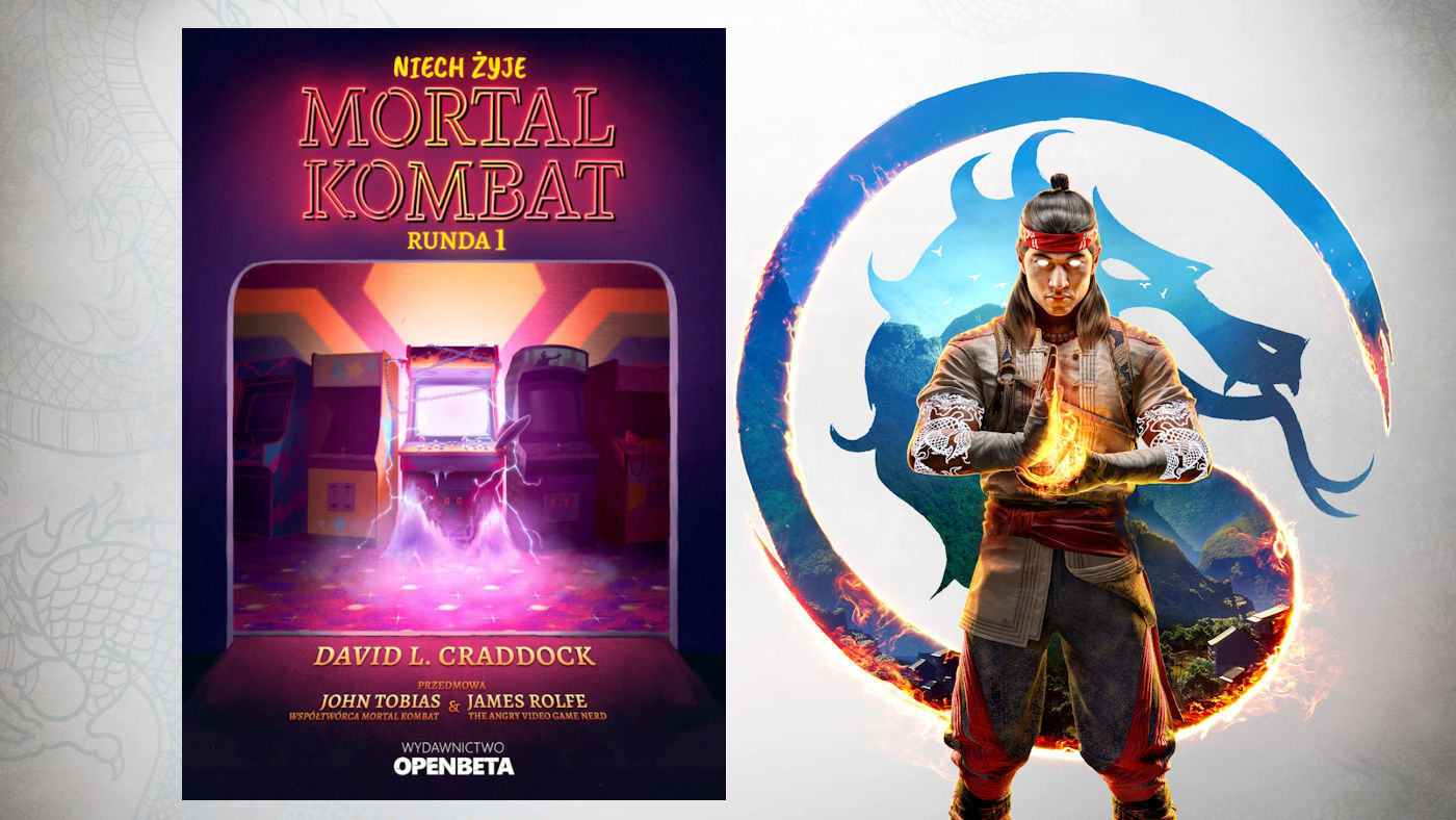 Zdjęcie okładkowe wpisu „Niech żyje Mortal Kombat. Runda 1”. Premiera książki już 4 grudnia