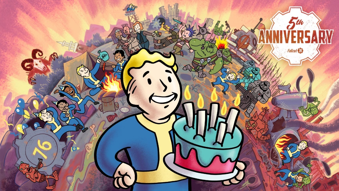 Zdjęcie okładkowe wpisu Piąte urodziny Fallout 76!