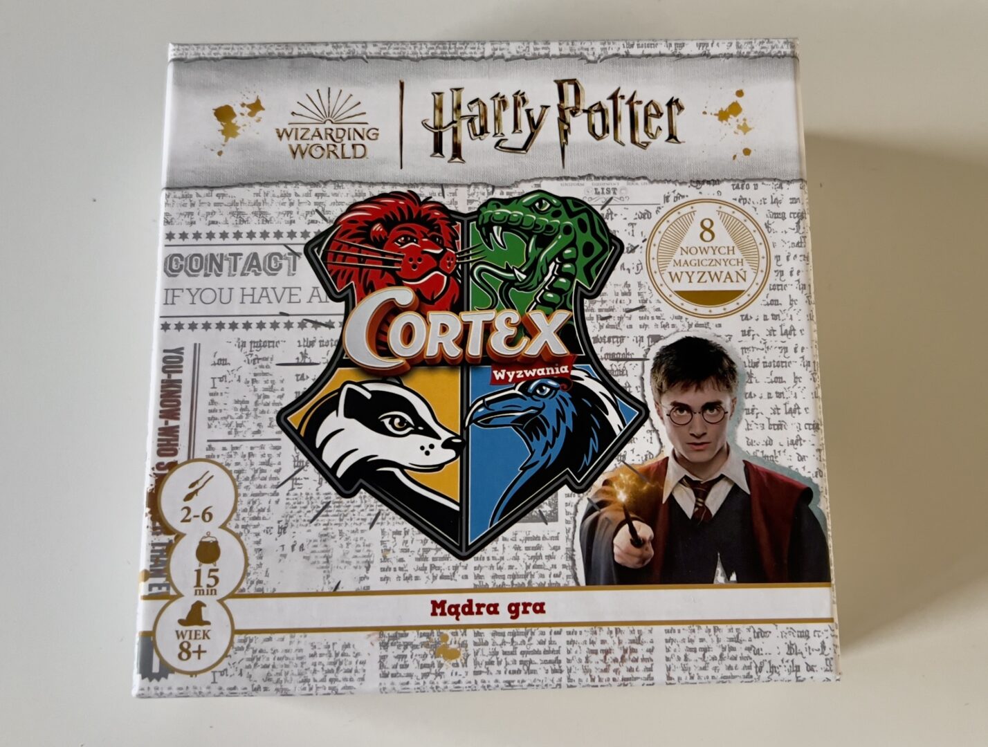 Zdjęcie okładkowe wpisu Recenzja: Cortex Harry Potter [Gra planszowa]