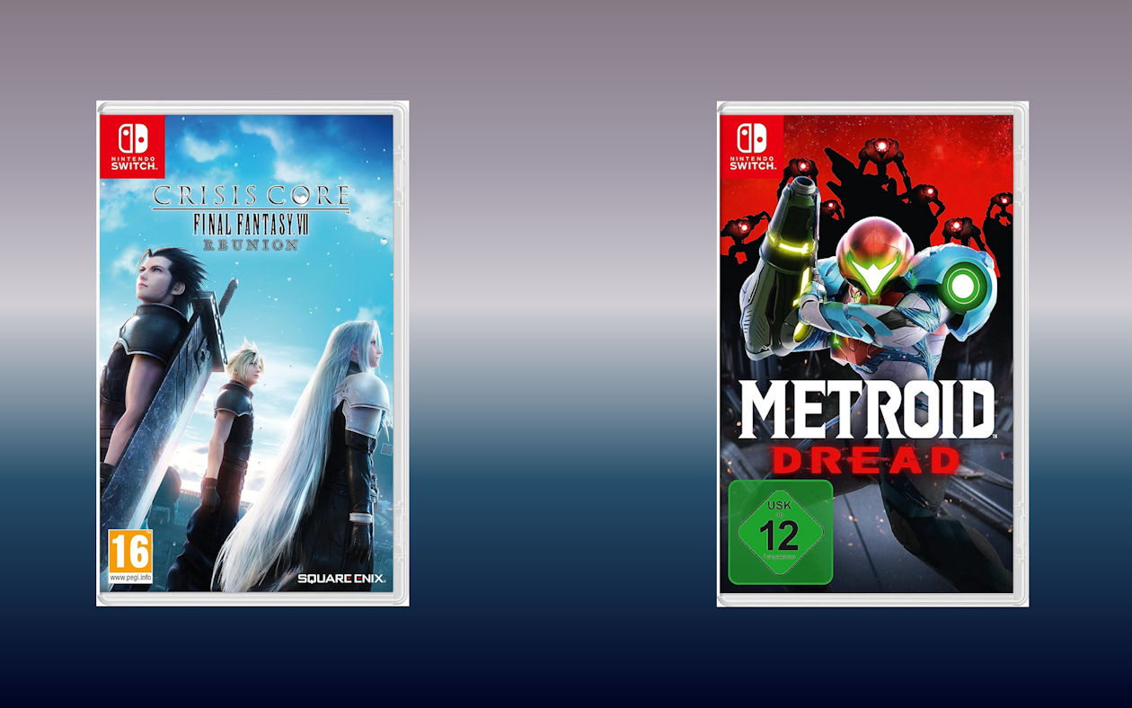 Zdjęcie okładkowe wpisu Promocja: Metroid Dread (118 zł) i Crisis Core: FFVII Reunion (102 zł) na Switcha