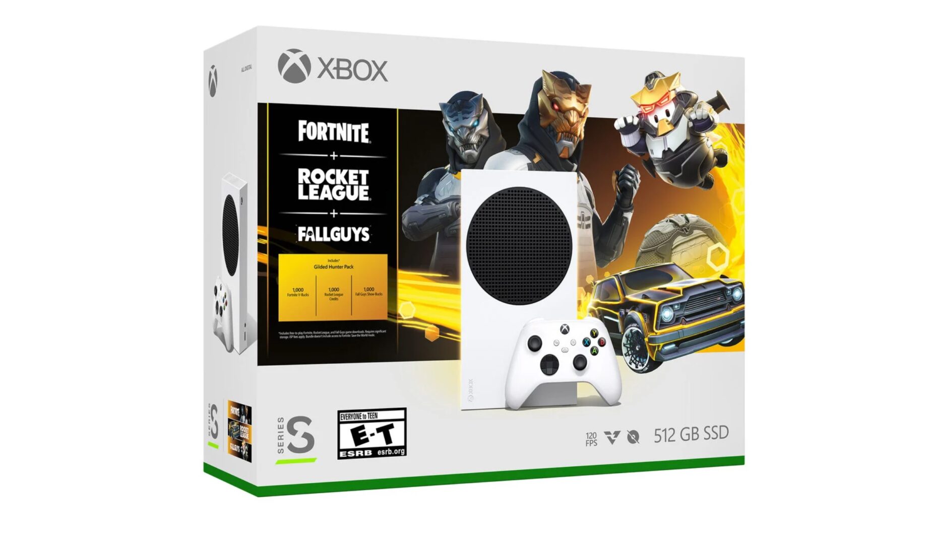 Zdjęcie okładkowe wpisu Promocja: Konsola Xbox Series S z dodatkami do Fortnite, Rocket League i Fall Guys za 999 zł