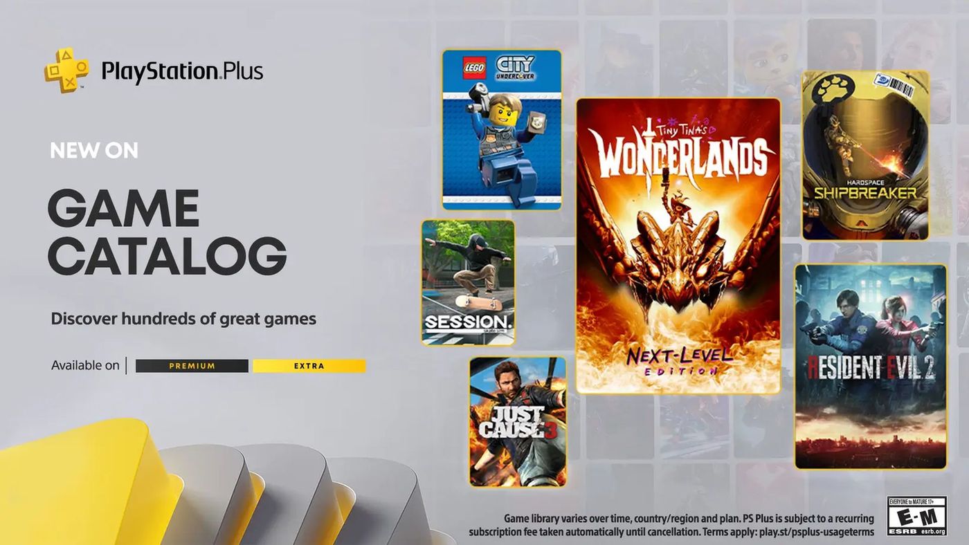 Zdjęcie okładkowe wpisu Resident Evil 2 i Tiny Tina’s Wonderlands w PS Plus Extra i Premium