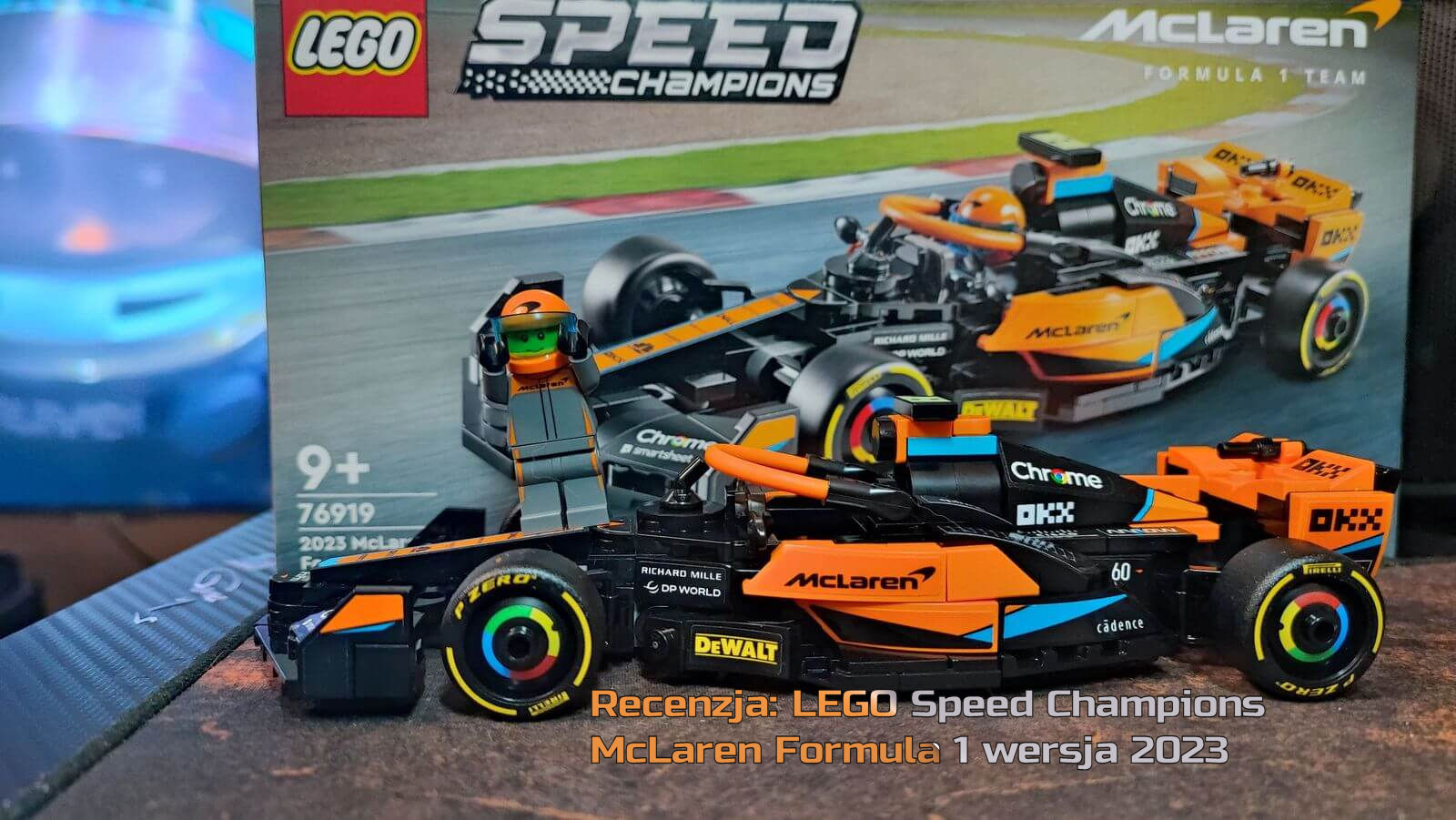 Zdjęcie okładkowe wpisu Recenzja: LEGO Samochód wyścigowy McLaren Formula 1 wersja 2023