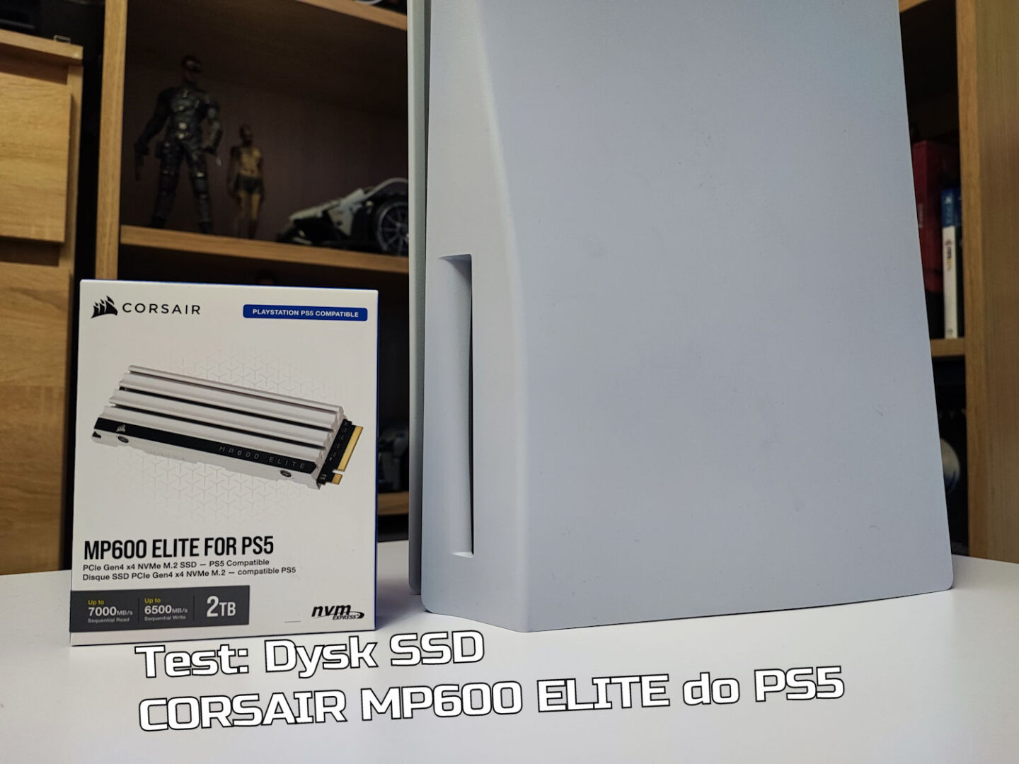 Zdjęcie okładkowe wpisu Test: Dysk SSD CORSAIR MP600 ELITE do PS5