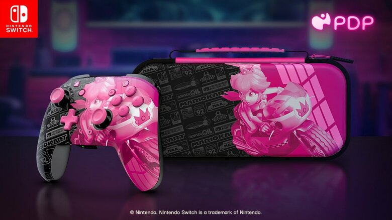 Zdjęcie okładkowe wpisu Nowy bezprzewodowy kontroler i etui Grand Prix Peach REMATCH GLOW