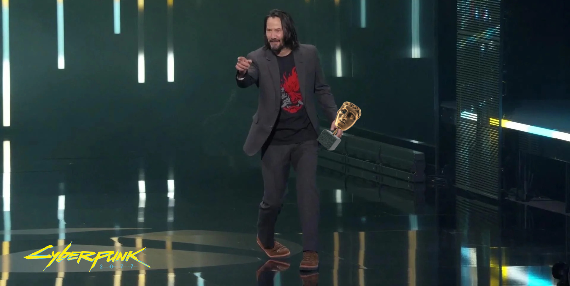 Zdjęcie okładkowe wpisu Cyberpunk 2077 – CD Projekt RED z nagrodą BAFTA i nowy materiał z gry planszowej