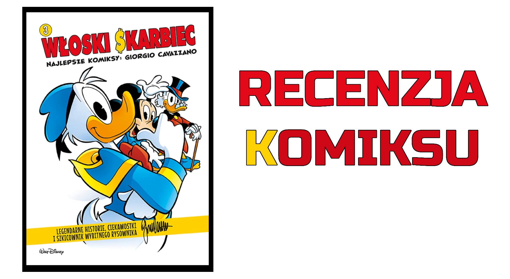 Zdjęcie okładkowe wpisu Recenzja komiksu: Włoski Skarbiec. Najlepsze komiksy: Giorgio Cavazzano. Tom 3