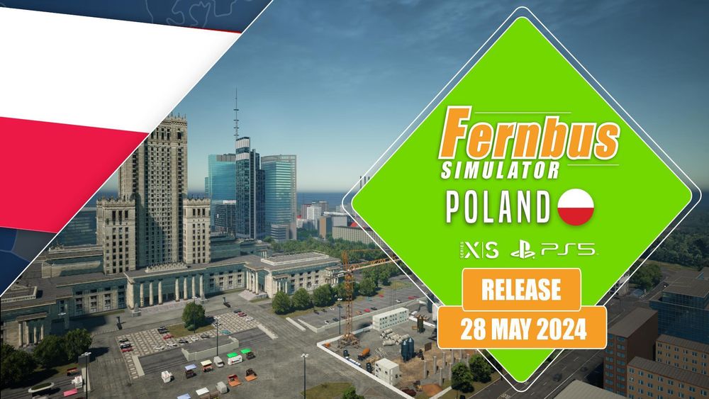 Zdjęcie okładkowe wpisu Polskie miasta już dostępne w Fernbus Simulator