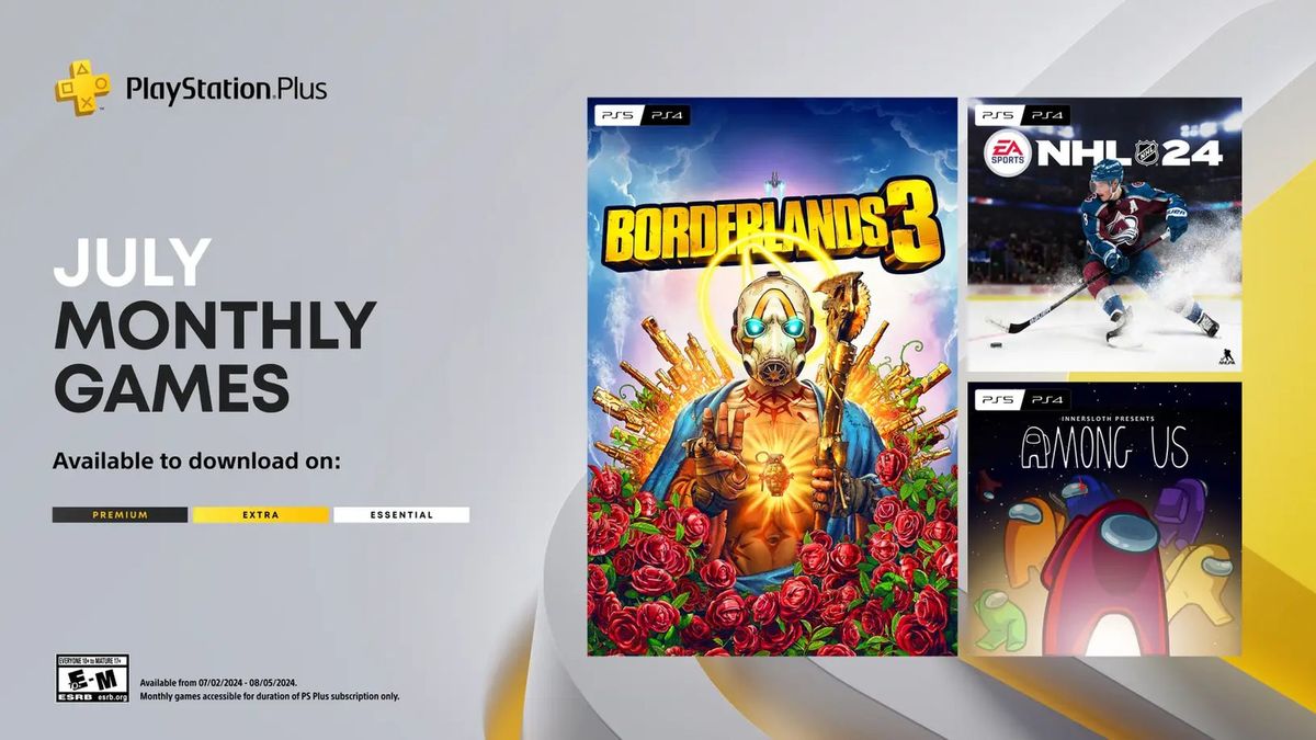 Zdjęcie okładkowe wpisu Borderlands 3 i NHL 24 w PS Plus na lipiec