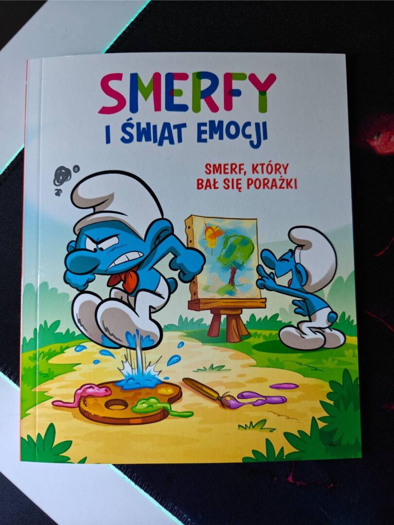 Zdjęcie okładkowe wpisu Recenzja komiksu: Smerfy i świat emocji. Smerf, który bał się porażki. Tom 13