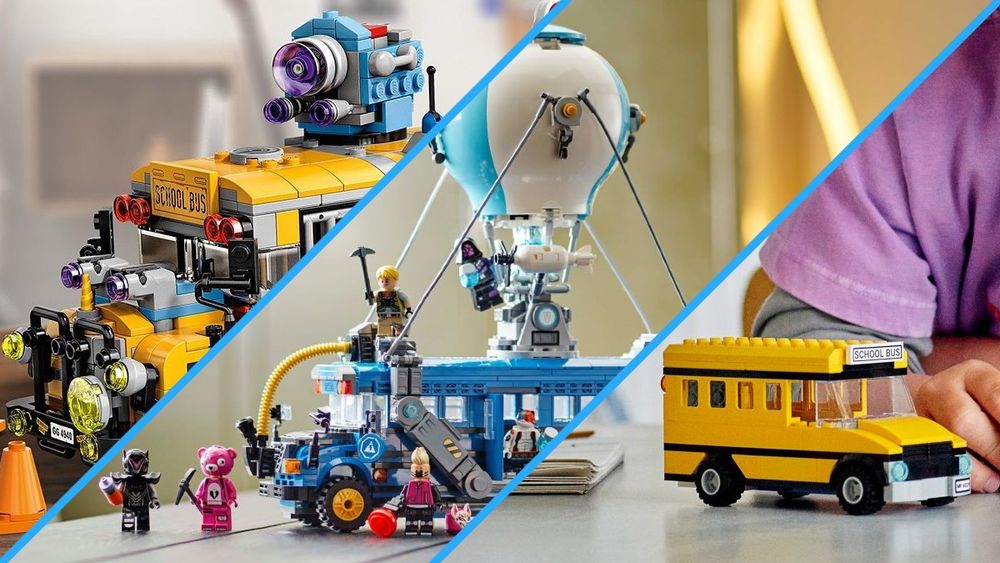 Zdjęcie okładkowe wpisu LEGO zaprezentowało zestawy z gry LEGO Fortnite