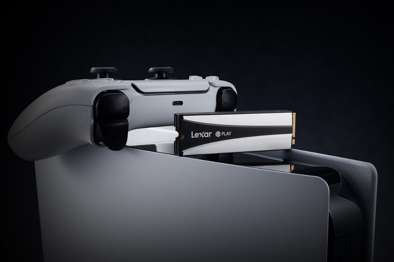Zdjęcie okładkowe wpisu Lexar zaprezentował dysk SSD PLAY 2280 PCIe Gen 4.0 do PS5