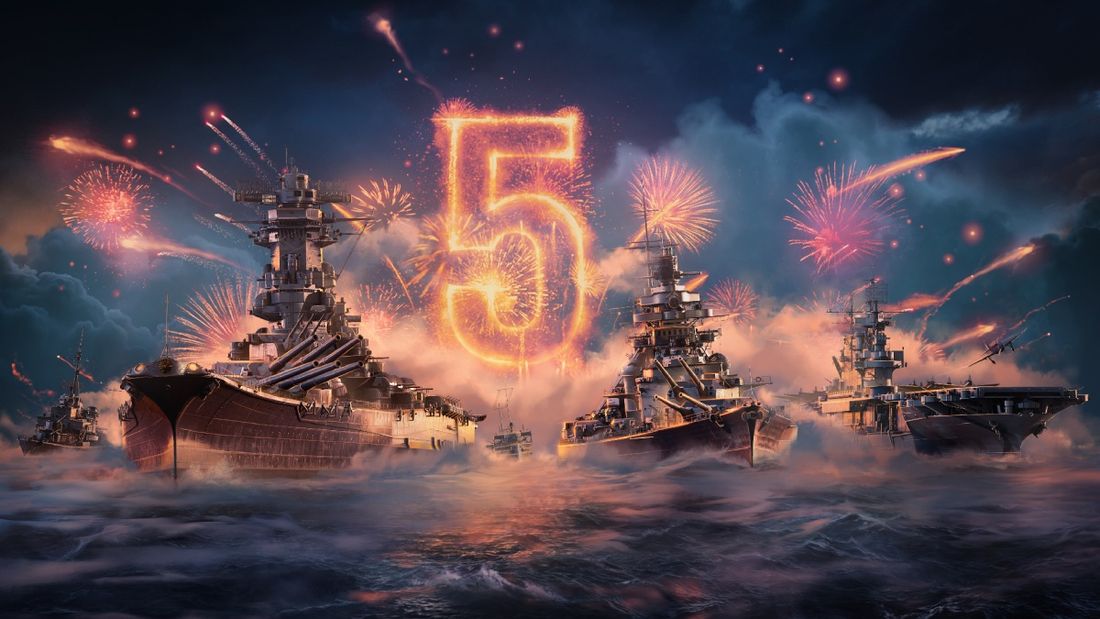 Zdjęcie okładkowe wpisu World of Warships: Legends wpłyneło w piąty rok