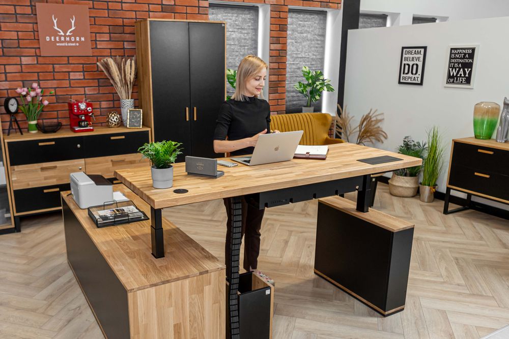 Zdjęcie okładkowe wpisu Biurka z regulacją wysokości – nowy standard w świecie graczy