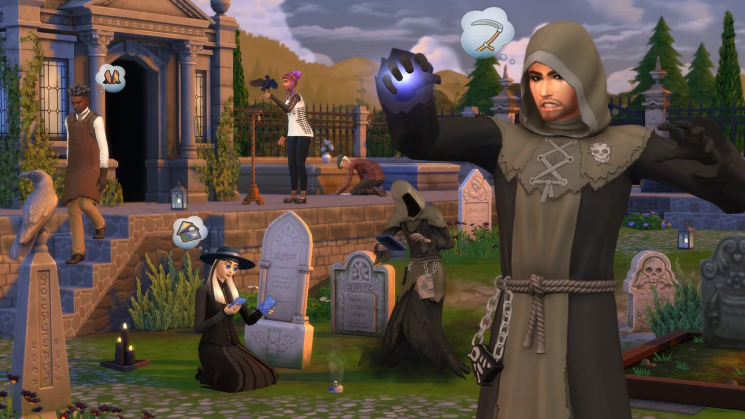 Zdjęcie okładkowe wpisu The Sims 4: Życie i Śmierć z premierą na Halloween