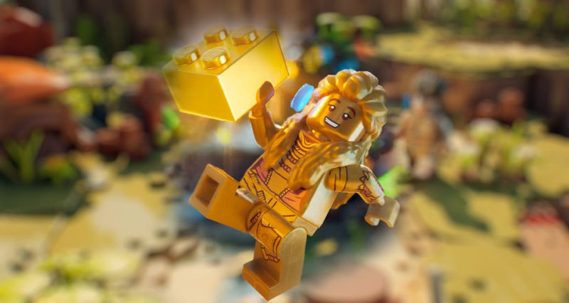 Zdjęcie okładkowe wpisu Klocki Aloy w złocie! Premiera LEGO Horizon Adventures zgodnie z planem