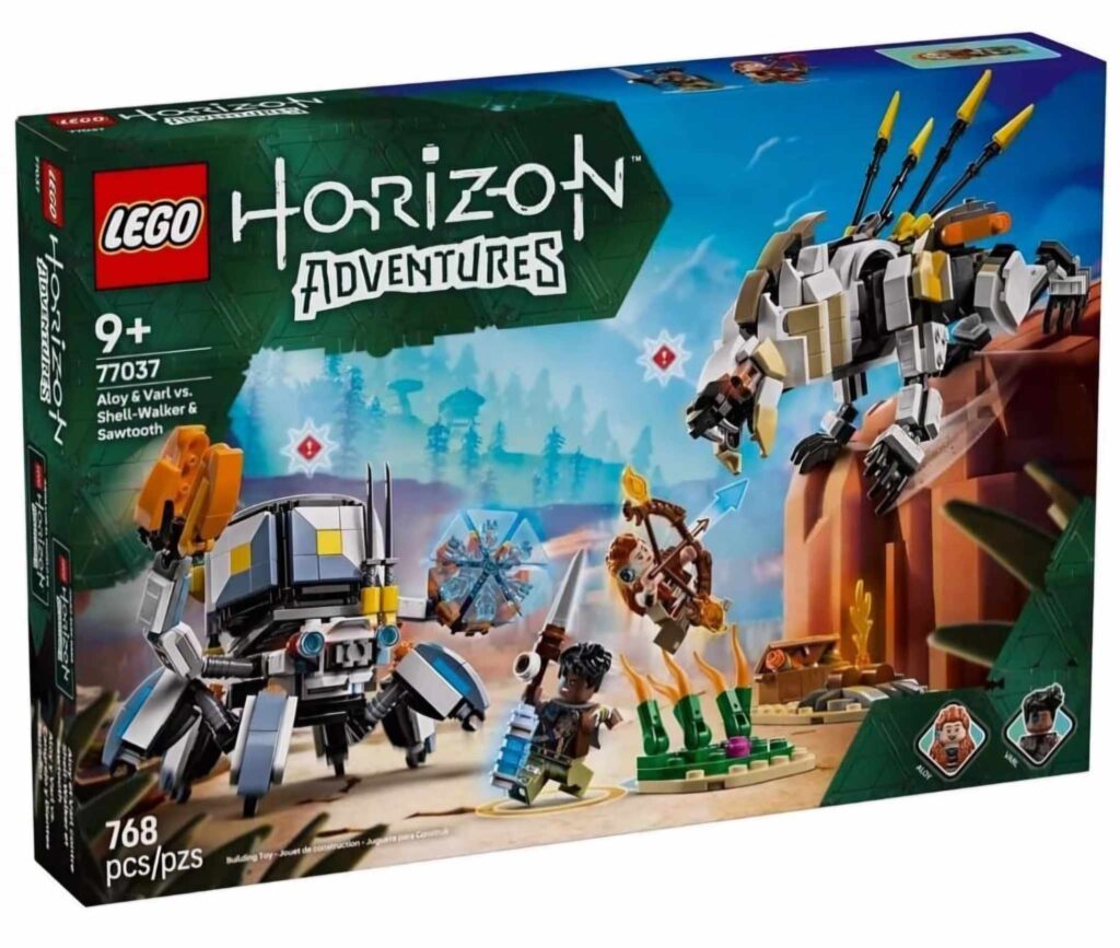 Zdjęcie okładkowe wpisu Zestaw LEGO Horizon: Aloy i Varl kontra Krabołaz i Piłoząb wiosną 2025
