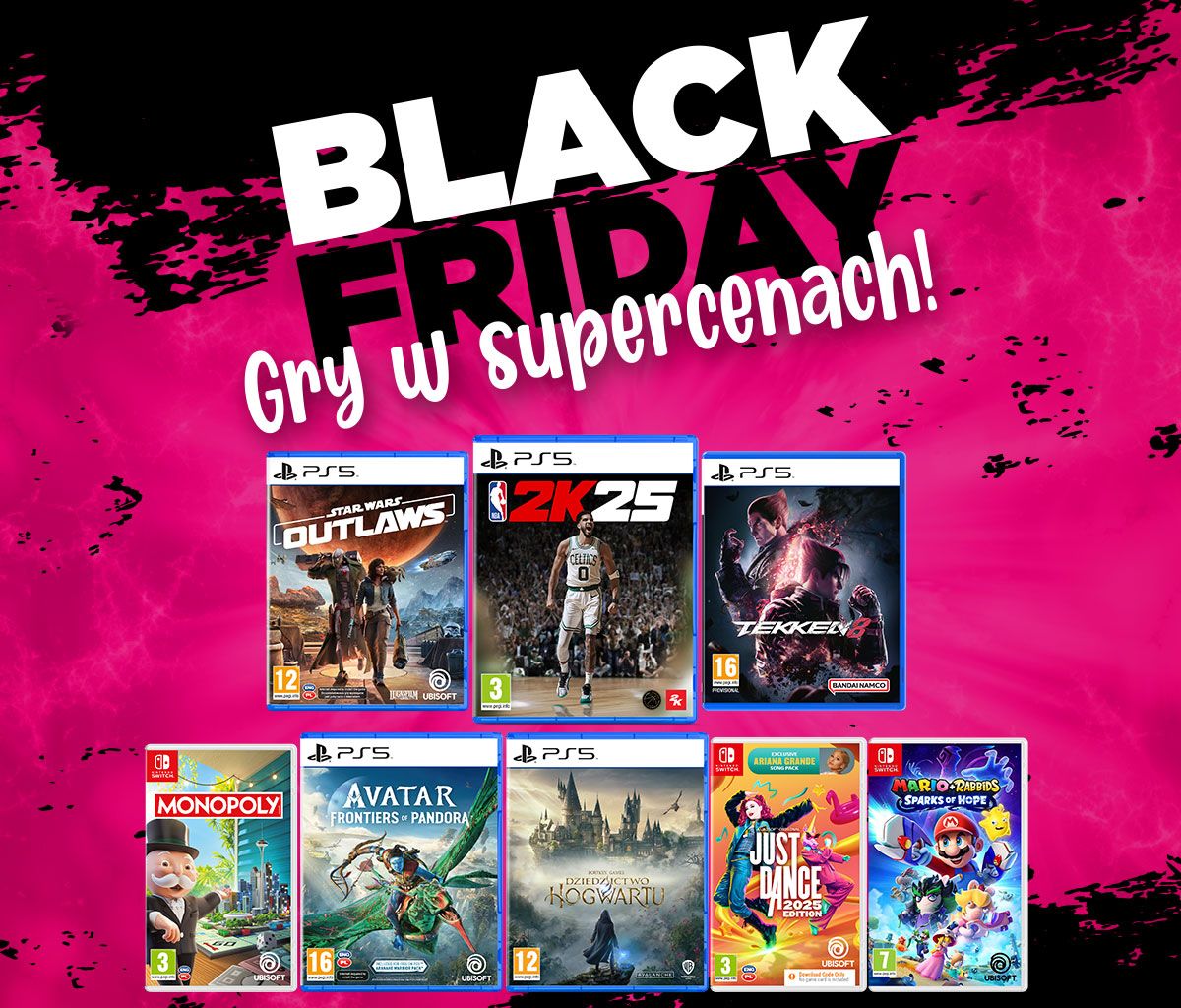 Zdjęcie okładkowe wpisu Pudełkowe gry od Cenegi w niskich cenach na Black Friday