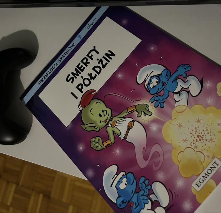 Zdjęcie okładkowe wpisu Recenzja komiksu: Przygody Smerfów. Smerfy i półdżin. Tom 34