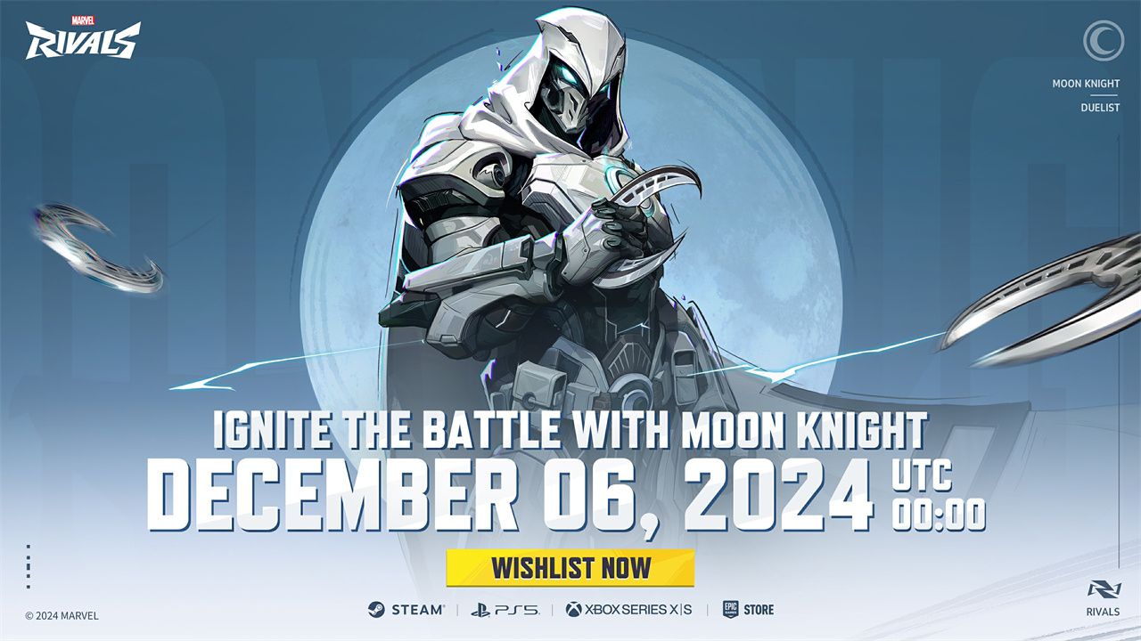 Zdjęcie okładkowe wpisu Moon Knight na premierę w Marvel Rivals