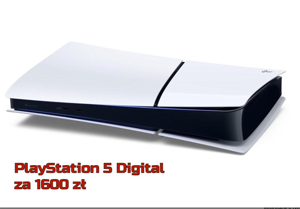 Zdjęcie okładkowe wpisu Promocja: Konsola Sony PS5 Slim (Digital) za 1600 zł z Amazon
