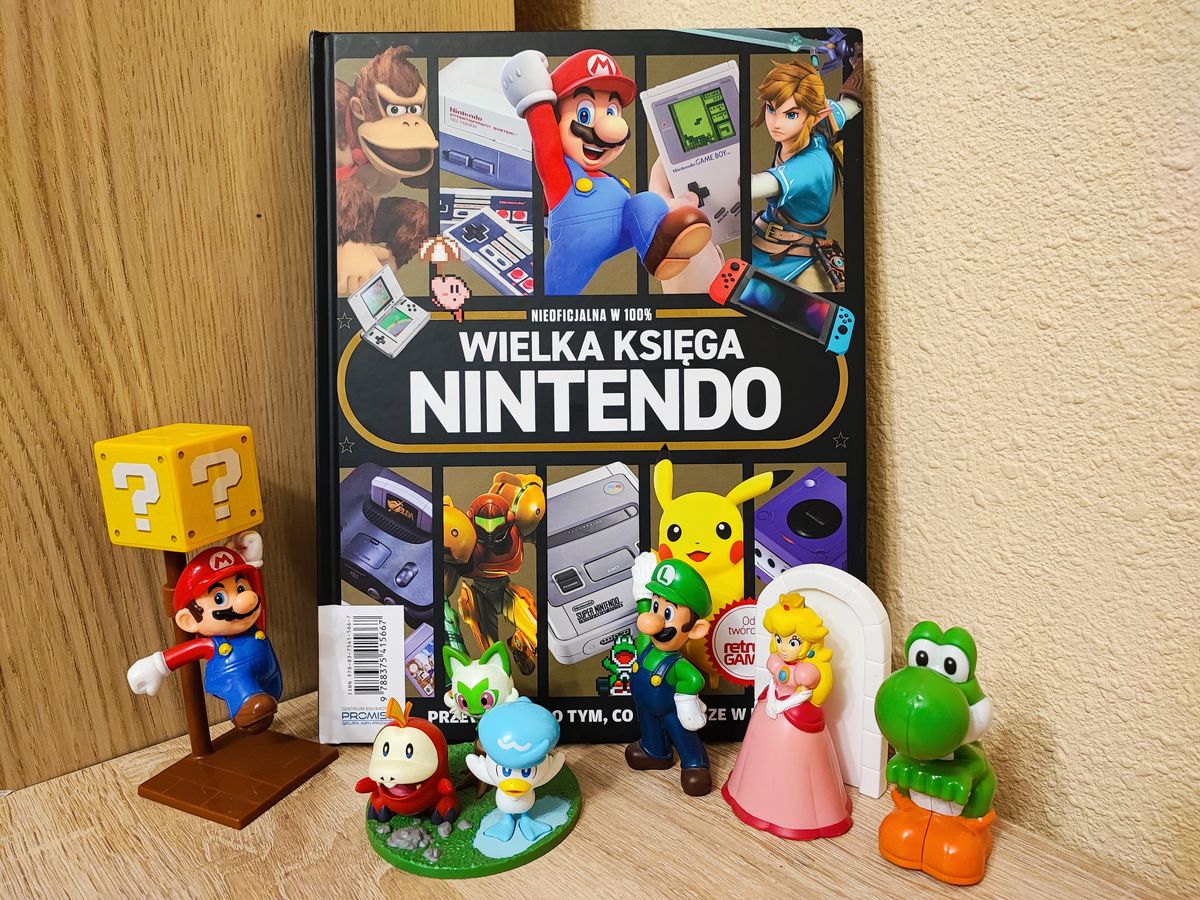 Zdjęcie okładkowe wpisu Recenzja: Wielka Księga Nintendo — Nieoficjalna w 100%