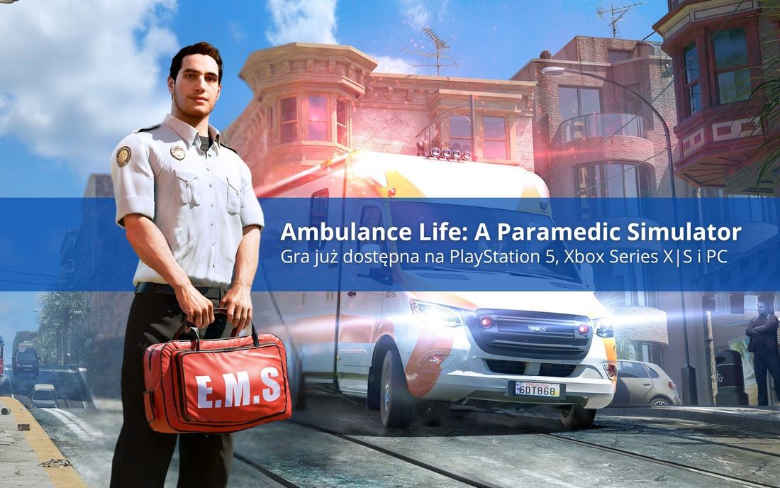 Zdjęcie okładkowe wpisu Ratuj życie na konsolach! Ambulance Life: A Paramedic Simulator już dostępny