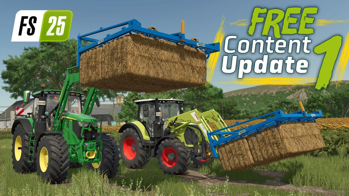 Zdjęcie okładkowe wpisu Farming Simulator 25 – zwiastun pierwszej darmowej zawartości