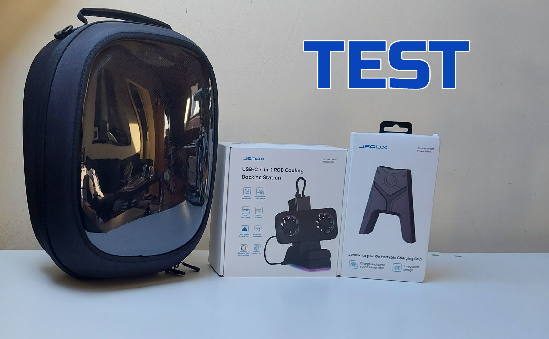 Zdjęcie okładkowe wpisu Test: Akcesoria do Lenovo Legion Go, gogli VR i handheldów (JSAUX)