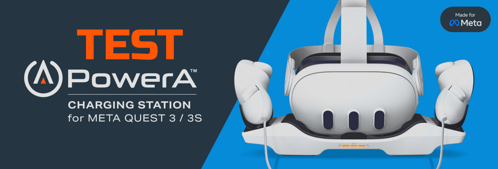 Zdjęcie okładkowe wpisu Test: Stacja ładująca PowerA do Meta Quest 3