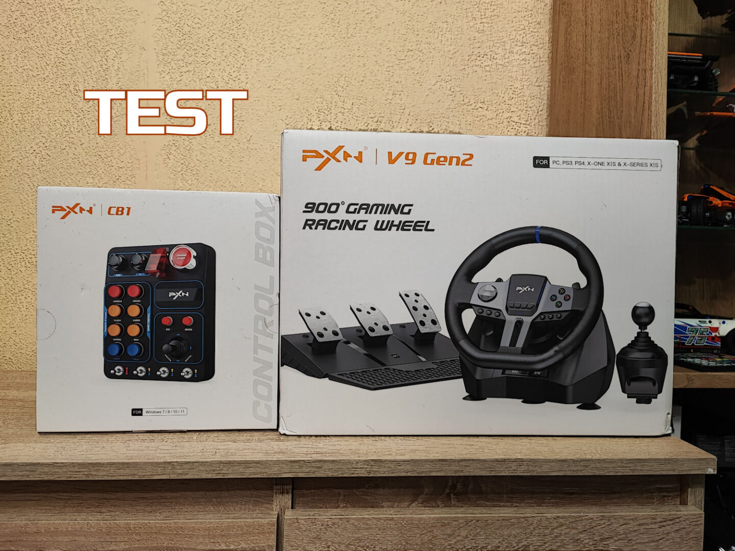 Zdjęcie okładkowe wpisu Test: Kierownica PXN V9 GEN2 z Control Box (PS4, Xbox, PC)