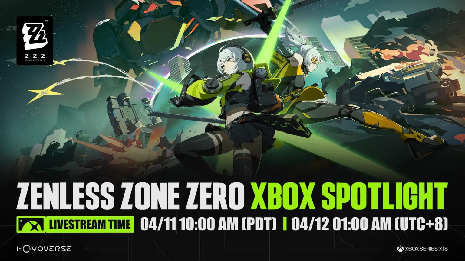 Zdjęcie okładkowe wpisu Zenless Zone Zero ogłoszone na Xbox Series X/S