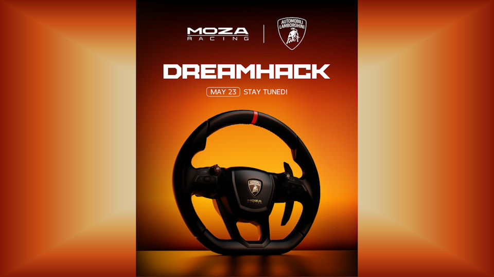 Zdjęcie okładkowe wpisu MOZA prezentuje nową kierownicę Lamborghini Revuelto Sim