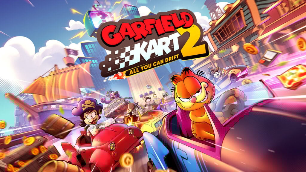 Zdjęcie okładkowe wpisu Garfield Kart 2: All You Can Drift zapowiedziane na PlayStation 5, Xbox Series oraz Nintendo Switch