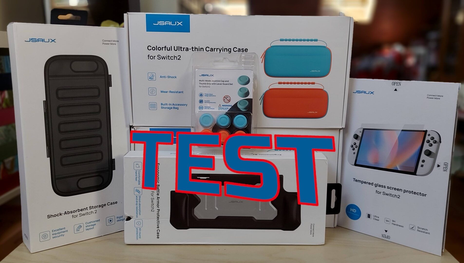 Zdjęcie okładkowe wpisu Test: Akcesoria do Nintendo Switch 2 od JSAUX