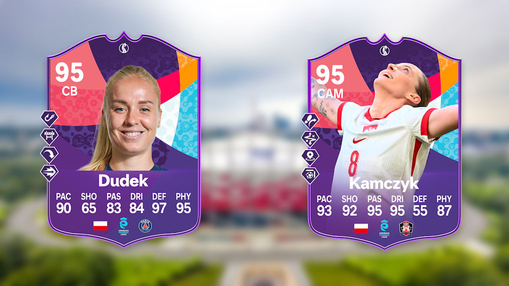 Zdjęcie okładkowe wpisu Piłkarki Kamczyk i Dudek ze specjalnymi kartami w EA SPORTS FC 25