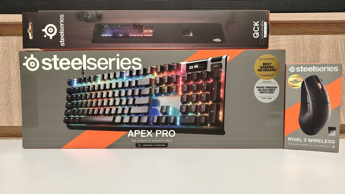 Zdjęcie okładkowe wpisu Test: SteelSeries Apex Pro Gen 3 i Rival 3 Gen 2