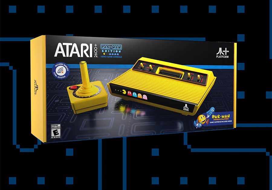 Zdjęcie okładkowe wpisu Atari 2600+ Pac-Man Edition – zapowiedź wyjątkowej konsoli