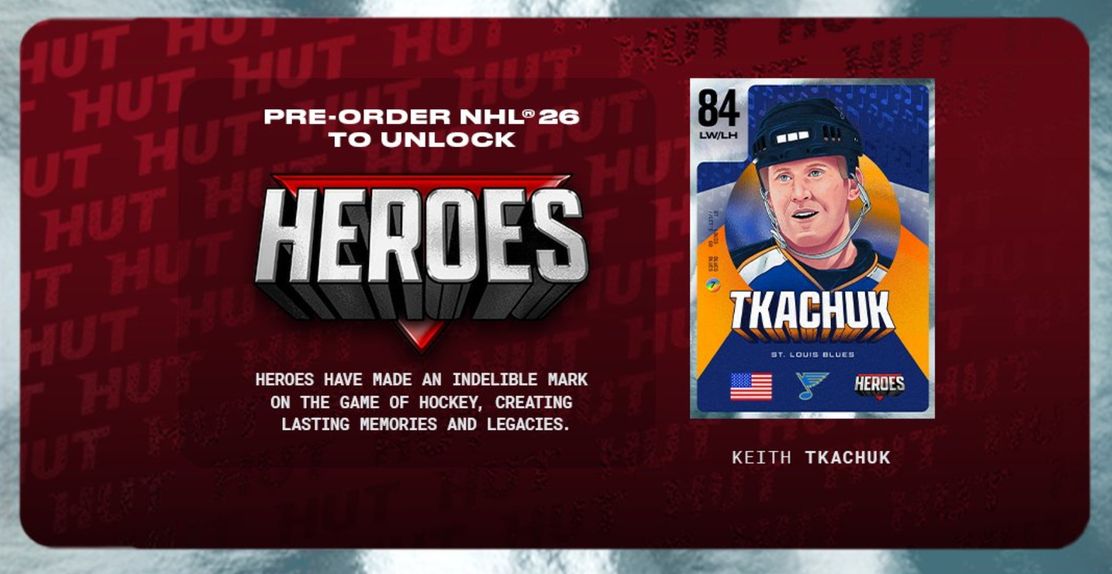 Zdjęcie okładkowe wpisu NHL 26 – karty zawodników dla zamówień przedpremierowych przedstawione