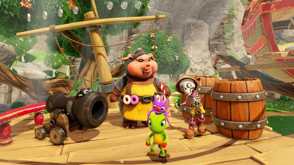 Zdjęcie okładkowe wpisu Yooka-Replaylee – ukończono prace nad zawartością gry