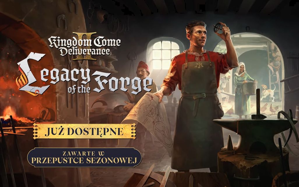 Zdjęcie okładkowe wpisu Kingdom Come: Deliverance II – Dziedzictwo Kuźni już dostępne