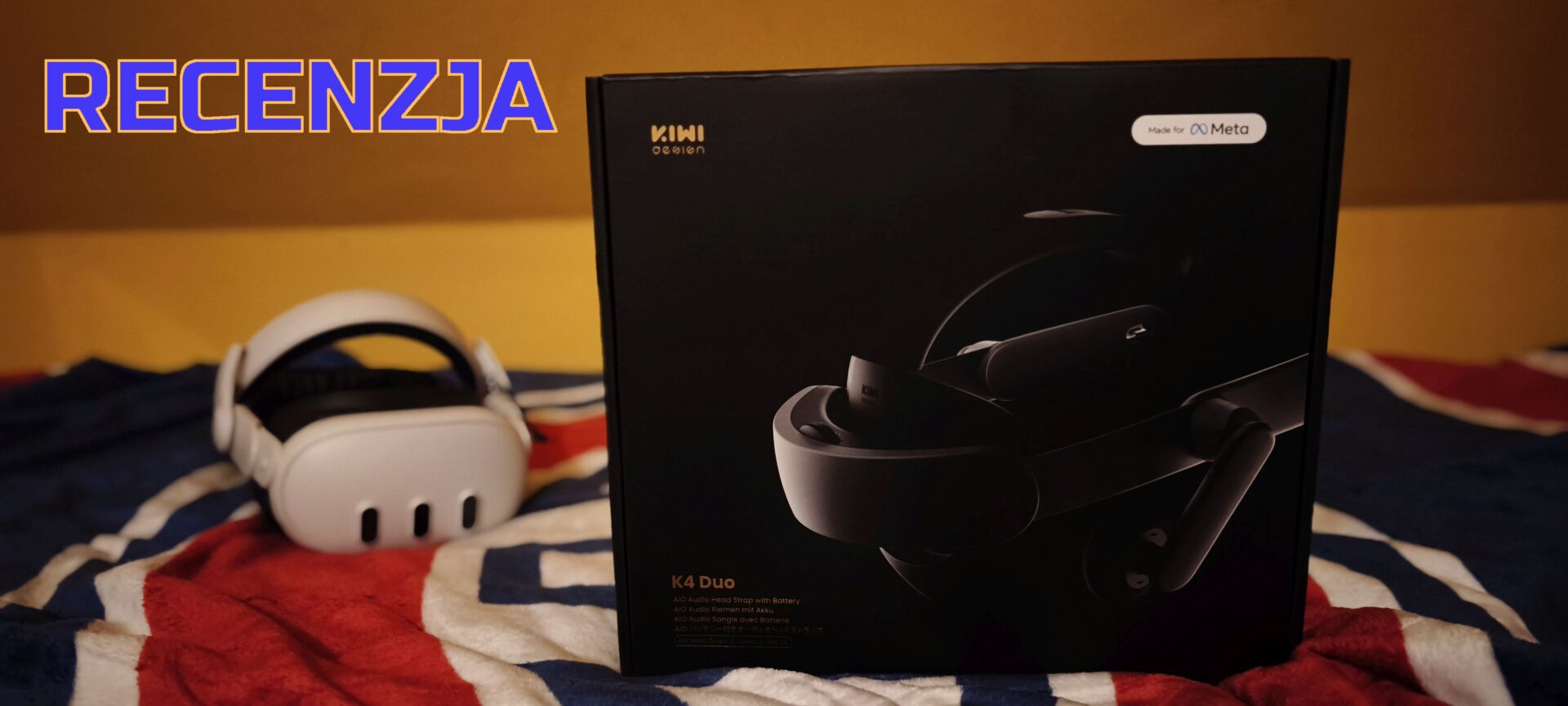 Zdjęcie okładkowe wpisu Recenzja: KIWI Design K4 Duo – opaska do gogli Meta Quest 3