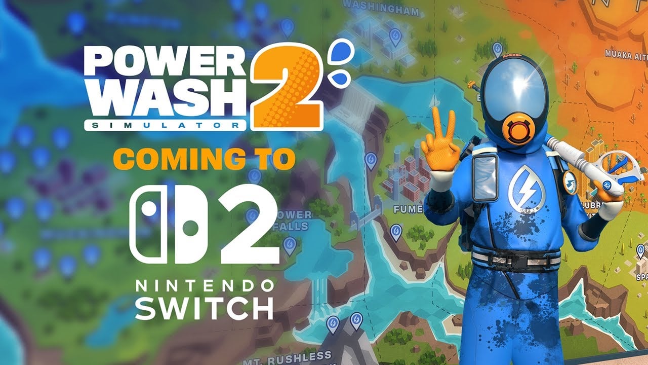 Zdjęcie okładkowe wpisu PowerWash Simulator 2 zmierza na Nintendo Switch 2!