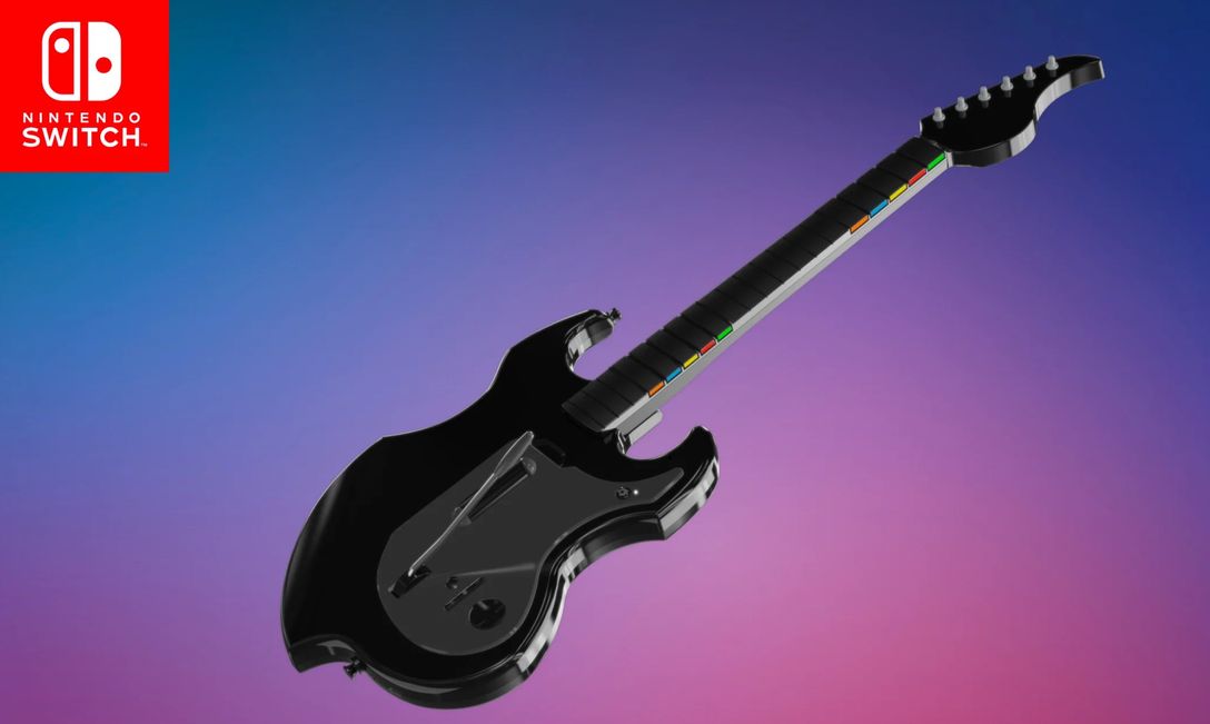 Zdjęcie okładkowe wpisu Turtle Beach wprowadza oficjalną gitarę do Nintendo Switch 2