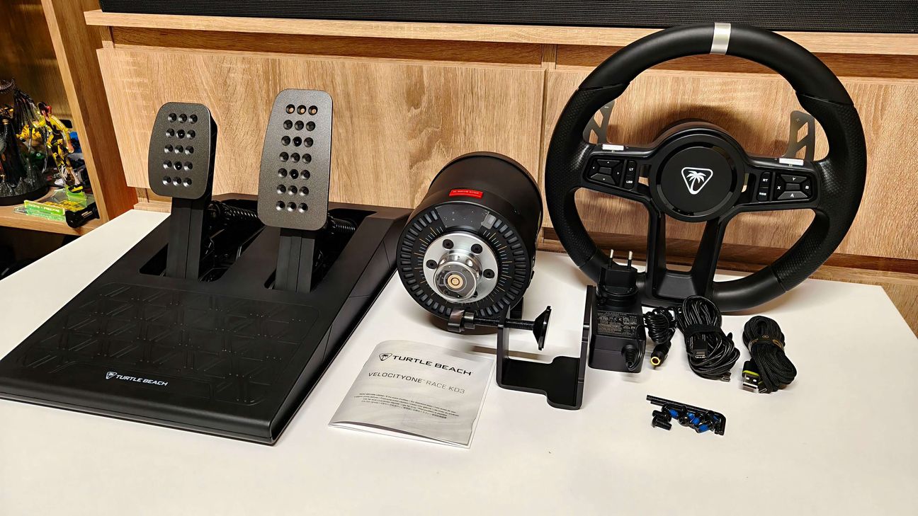 Zdjęcie okładkowe wpisu Recenzja: Turtle Beach VelocityOne Race KD3 – najtańszy Direct Drive do Xboxa